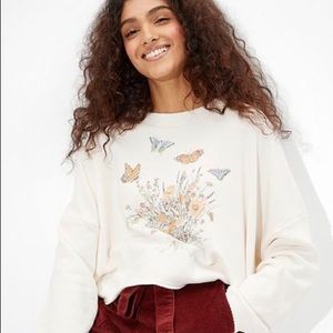 American Eagle Floral Sweatshirt